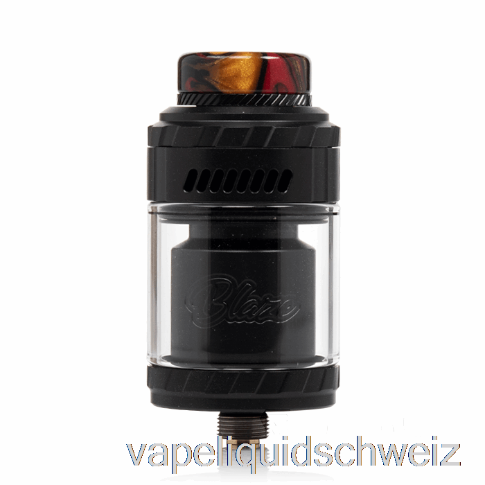 Thunderhead Creations Blaze Solo 25 Mm RTA Mattschwarzer Vape Ohne Nikotin
